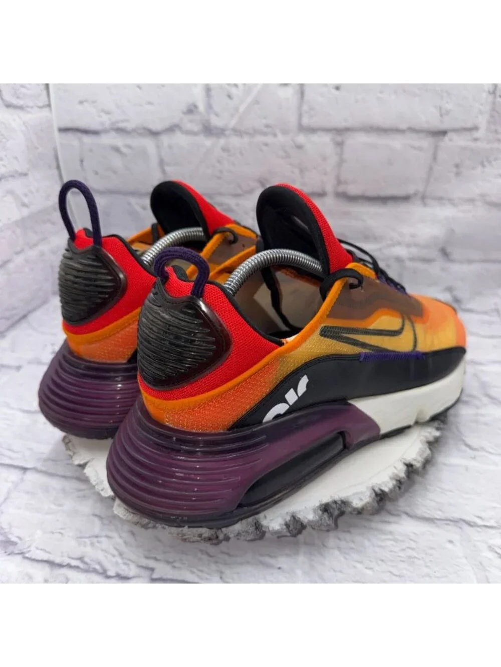 Nike Air Max 2090 Magma Orange Purple Men's Running Shoes BV9977-800 Size 11.5